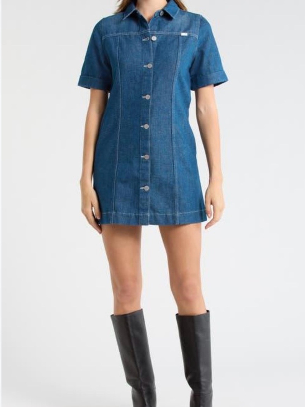 NWT AG Jeans Denim Mini Dress